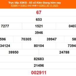xổ số kiến thiết kiên giang 30 tháng 11