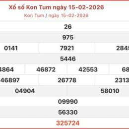 xổ số kiến thiết kon tum ngày 15 tháng 02