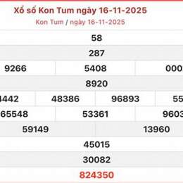 xổ số kiến thiết kon tum ngày 16 tháng 11