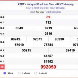 xổ số kiến thiết kon tum ngày 31 tháng 5 năm 2026