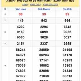 xổ số kiến thiết miền nam ngày 3