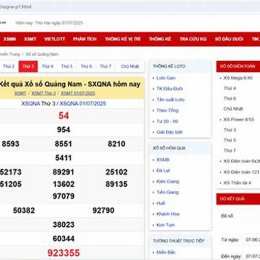 xổ số kiến thiết quảng nam ngày 4 tháng 11