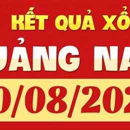 xổ số kiến thiết quảng trị ngày 20 tháng 8