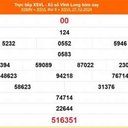 xổ số kiến thiết vĩnh long 31 tháng 7