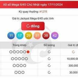 xổ số mega ngày 11 tháng 2