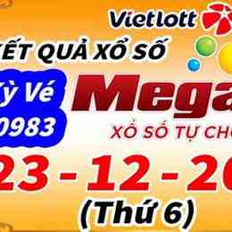 xổ số mega ngày 23 tháng 8