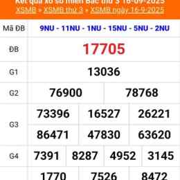 xổ số miền bắc ngày 19 tháng 9