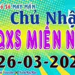 xổ số miền nam chủ nhật hàng tuần ngày 26 tháng 1