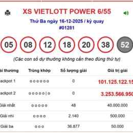 xổ số power ngày 16 tháng 12