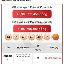 xổ số power ngày 20 tháng 1