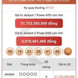 xổ số power vietlott hôm nay