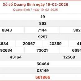 xổ số quảng bình 19 tháng 03