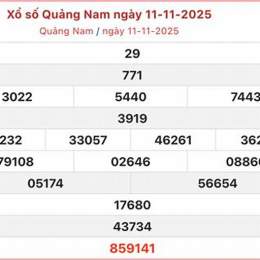 xổ số quảng nam 11 11