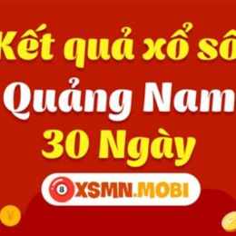 xổ số quảng nam 30 tháng 6