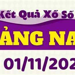 xổ số quảng nam ngày mùng 4 tháng 11
