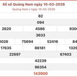 xổ số quảng nam trực tiếp hôm nay