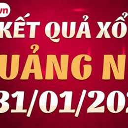 xổ số quảng ngãi ngày 31 tháng 01