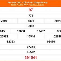 xổ số sóc trăng 17 tháng 09