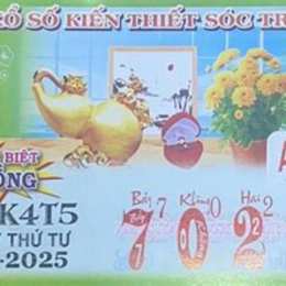 xổ số sóc trăng ngày 13 tháng 05 năm 2006