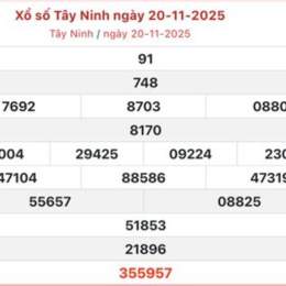 xo so tay ninh 11 6