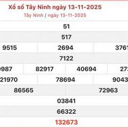 xo so tay ninh 13 11