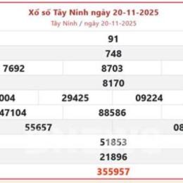 xo so tay ninh 27 11