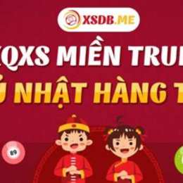xổ số thứ chủ nhật miền trung hàng tuần