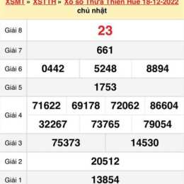 xổ số thừa thiên huế chiều nay