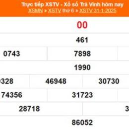 xo so tra vinh 31 7
