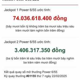 xổ số vietlott ngày 27 tháng 2 năm 2026