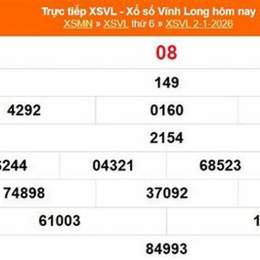 xổ số vĩnh long 2 tây tháng 1