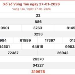 xổ số vũng tàu 27 1
